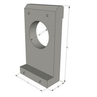 Залізобетонна портальна стінка труби П 18.24