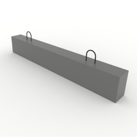 Залізобетонний брус під кабельний лоток БК 12-А