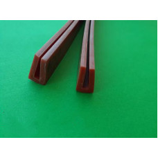 Silicone seal for glass