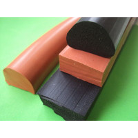Cord rubber rectangular 4x4mm