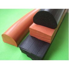 Cord rubber rectangular 6x6mm