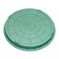 Hatch plastic easy "L" with z / at 5 t. green (15 kg) (Ø kr.620; main 750, h-90)
