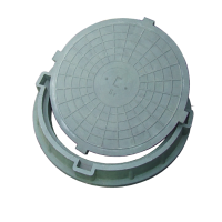 Люк полімерпіщаний легкий "Л" чорний із з/в 2т. (30 кг) (Ø кр.640; осн.750, h-110) (m.8211)