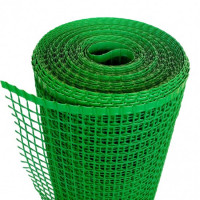 Plastic mesh 1.0х20 m mesh 10х10 mm for fence, enclosure