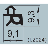 Glass unit seal 9.1x9.3 mm K 001
