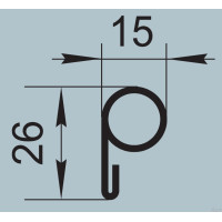 Ущільнювач спеціального призначення 26х15 мм  I.2404