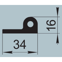 Ущільнювач спеціального призначення 34х16 мм  I.2429