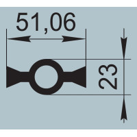 Ущільнювач спеціального призначення 51,06х23 мм  I.2178