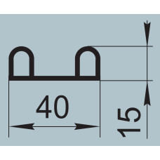Ущільнювач спеціального призначення 40х15 мм  I.2240