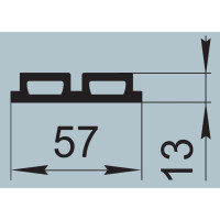Ущільнювач спеціального призначення 57х13 мм  I.2223