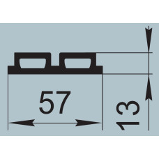 Ущільнювач спеціального призначення 57х13 мм  I.2223