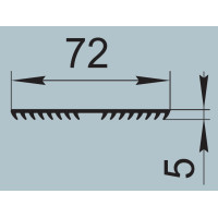 Ущільнювач спеціального призначення 72х5 мм  I.2207
