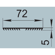 Ущільнювач спеціального призначення 72х5 мм  I.2207
