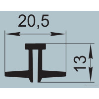 Ущільнювач спеціального призначення 20,5х13 мм  I.2268