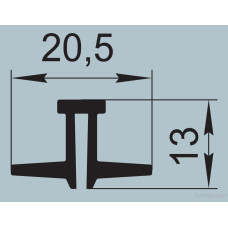 Ущільнювач спеціального призначення 20,5х13 мм  I.2268