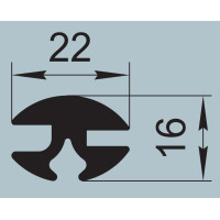 Ущільнювач спеціального призначення 22х16 мм  I.2384