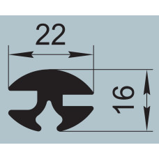 Ущільнювач спеціального призначення 22х16 мм  I.2384