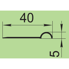 Ущільнювач силіконовий 40х5 мм  I.2115