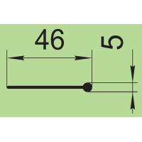 Ущільнювач силіконовий 46х5 мм  I.22227