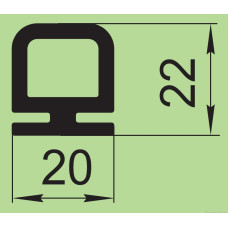 Ущільнювач силіконовий 20х22 мм  I.2193