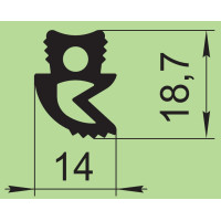Ущільнювач силіконовий 14х18,7 мм  I.2441