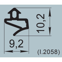 Ущільнювач притвора 9,2 х10,2 мм К 004
