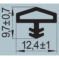 Sealant for technological groove of windows and doors 9,7х12,4 mm I.2988