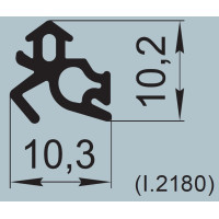 Glass unit seal 10.3x10.2 mm K 005