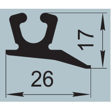 Ущільнювач для автомобільного транспорту 26х17 мм ПР-116Е-10