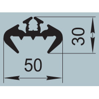 Seal for road transport 50x30 mm PR-186-10