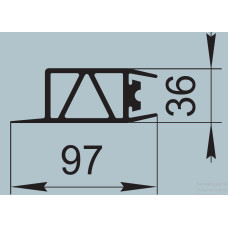 Ущільнювач для автомобільного транспорту 97х36 мм ПР-286-10