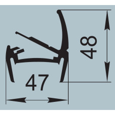 Ущільнювач для автомобільного транспорту 47х48 мм ПР-302