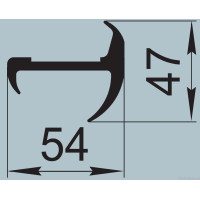 Уплотнитель для автомобильного транспорта 54х47 мм ПР-22-01