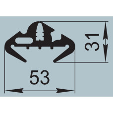 Ущільнювач для автомобільного транспорту 53х31 мм ПР-56