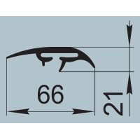 Ущільнювач для автомобільного транспорту 66х21 мм ПР-506-10