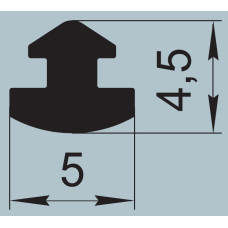 Ущільнювач для автомобільного транспорту 5х4,5 мм ПР-310