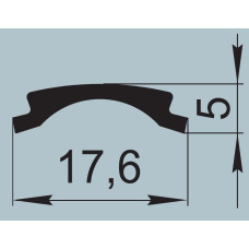 Ущільнювач для автомобільного транспорту 17,6х5 мм ПР-312