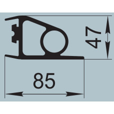 Ущільнювач для автомобільного транспорту 85х47 мм ПР-508