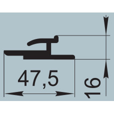 Ущільнювач для автомобільного транспорту 47,5х16 мм ПР-510