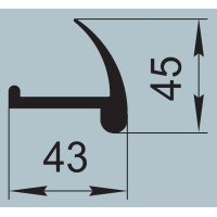 Seal for road transport 43х45 mm I.2264