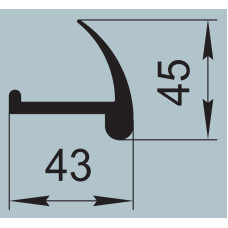 Ущільнювач для автомобільного транспорту 43х45 мм I.2264