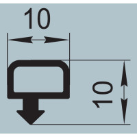 Seal for railway transport 10x10 mm P-059-08