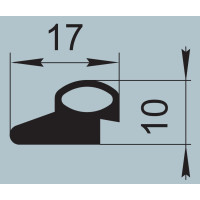 Seal for railway transport 17x10 mm P-011-03