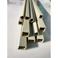 Пластикова труба квадратна/профільна, PP, 50х50х4,0 мм L=5000 мм, сіра