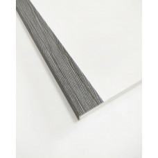 Laminated decorative corner for steps 25mm*10mm LP 25*10 0.9m, Gray Ash