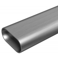 Stainless pipe flat oval