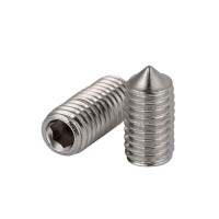 Винт нержавеющий DIN553 М2х2 устан A2 PL с коническим концом