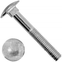 Болт нержавеющий DIN603 М6х50 A2 кв.подг