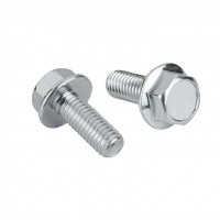 Болт нержавеющий  DIN6921 М5х10 А2 с фланцем