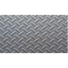 Corrugated stainless steel sheet AISI 304 2 mm 1х2 m